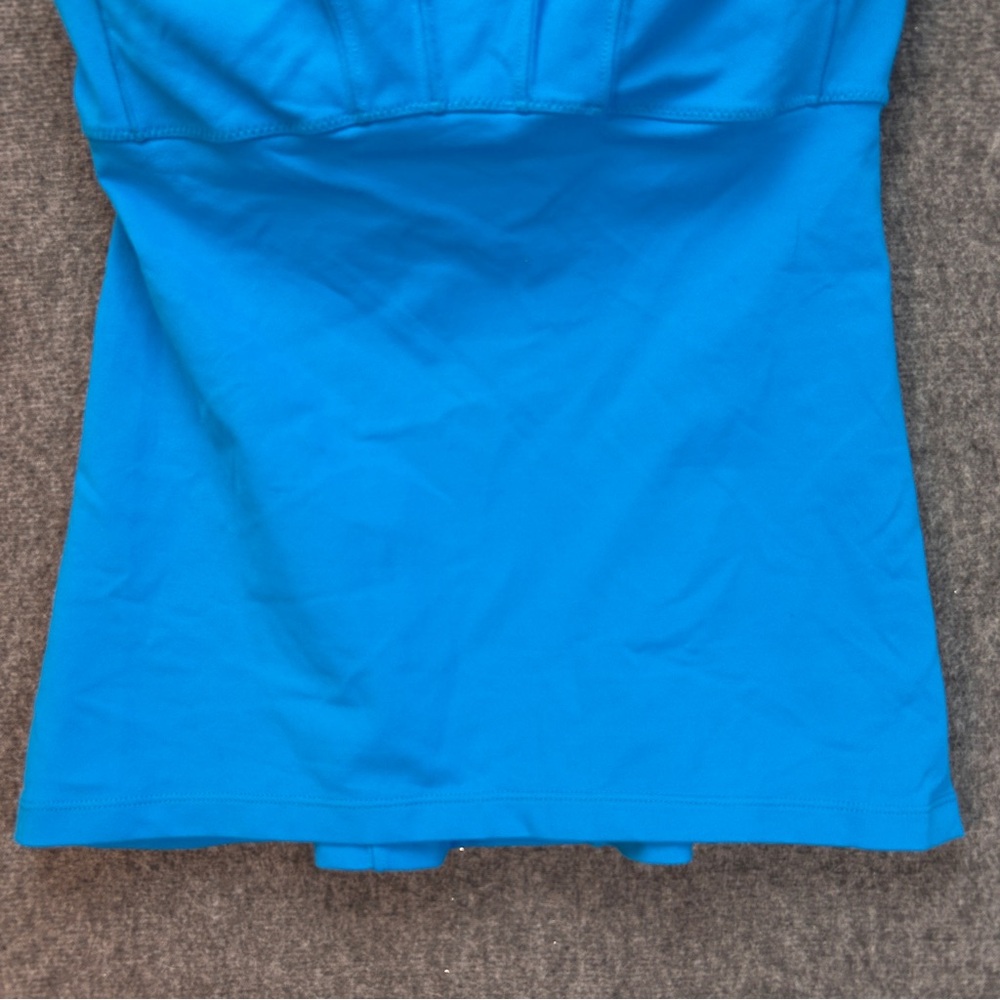 PrAna Tankini Willa Top Womens Small Electro Blue Racerback Built In Bra Support - Picture 10 of 14